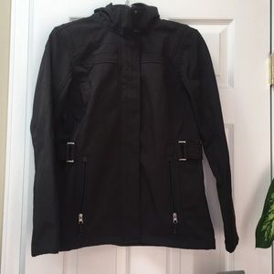 NWT Black winter coat with hood